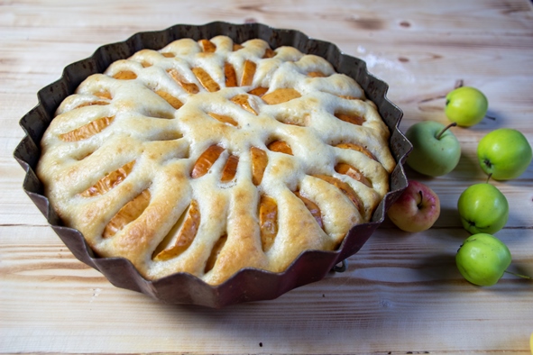 Яблочный пирог с минимальным бюджетом, десерты, специи, приправы, пряности