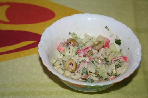 Рецепт салата Элиза с авокадо и специями